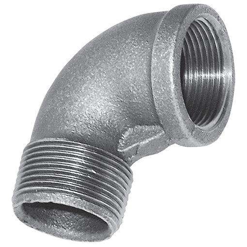Union Elbow Male/Female Galvanised Malleable Iron Pipe Fitting