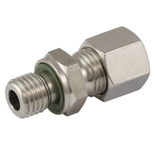 L Series, Metric (Captive Seal), Male Stud Couplings, 316 Stainless ...