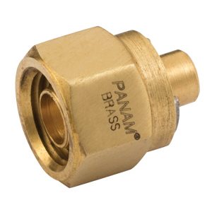 6mm Tube OD Brass Compression Sleeves Ferrules 20 Pack Brass