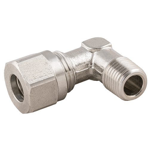 BSPT Male Stud Elbows | Metric Stainless Steel Compression Fittings ...