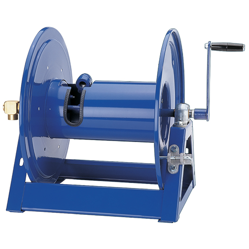 Hose Reel with Oil Hose, Competitor Heavy Duty Manual Rewind Hose Reels