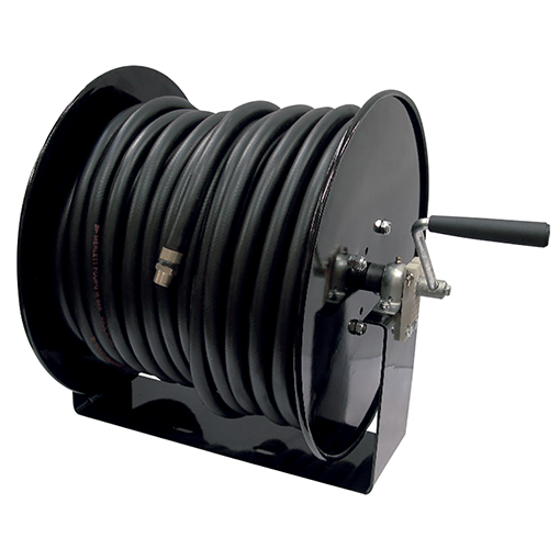 Hose Reel with Air & Water Hose, E-Zy Reel 460 Series Manual Rewind Hose  Reels - Hydraquip