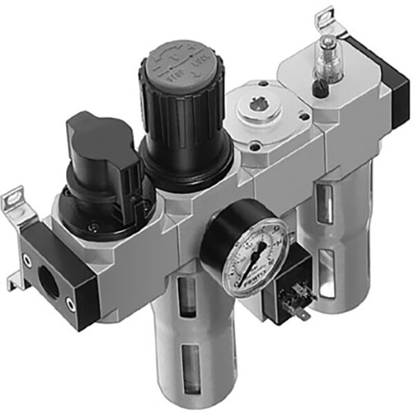 1/4" Service Unit Consisting of Manual On/Off Valve