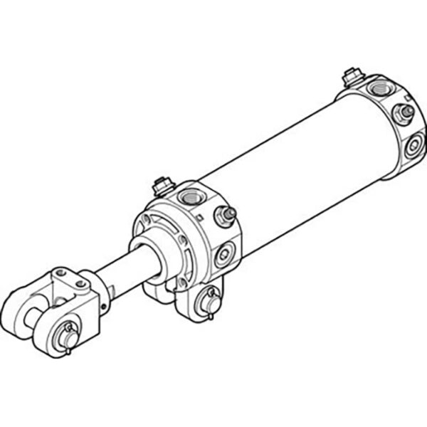1/4" Female BSPT Hinge Cylinder