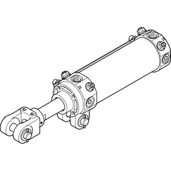 1/4" Female BSPT Hinge Cylinder