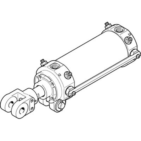 1/4" Female BSPT Hinge Cylinder