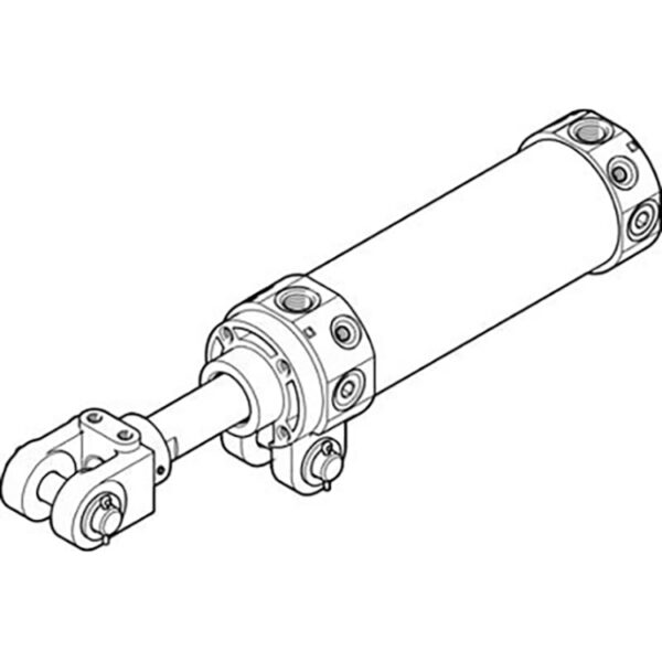 1/4" Female BSPT Hinge Cylinder