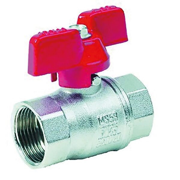 1/4" BSPP Female Butterfly Ball Valve