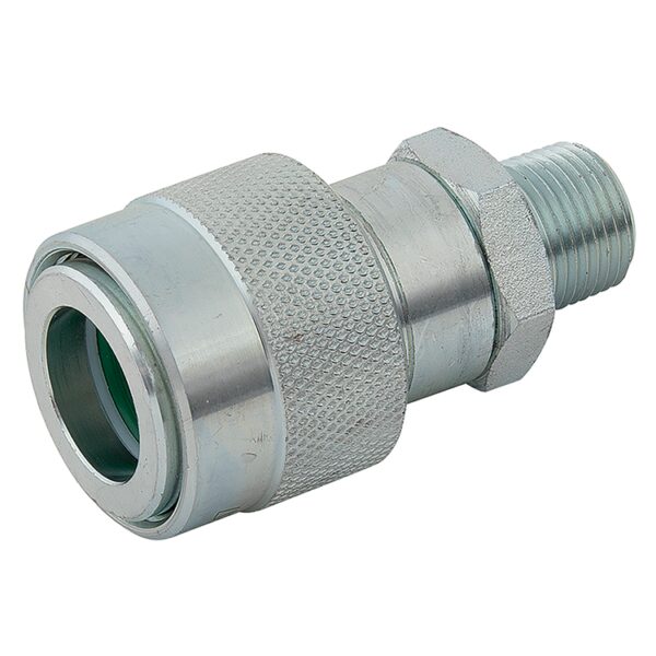 1/4" NPT Male Hydraulic Quick Release Coupling