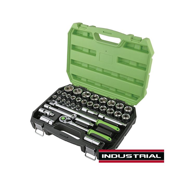 34 Piece 1/2" Drive Socket Set